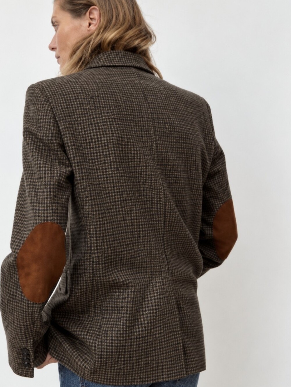ZARA Wool Blend  Blazer Brown Size L - Picture 3 of 16